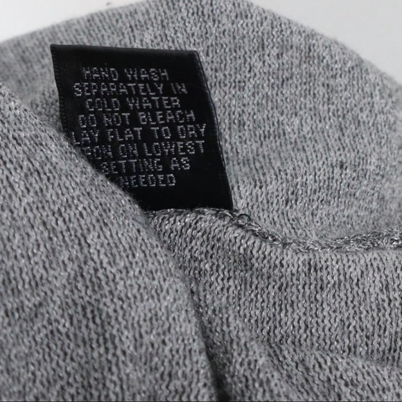 Cyrus Sweater Top Drape Back Rayon Blend Shirt - Picture 7 of 8